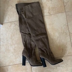 High heel over the knee boots